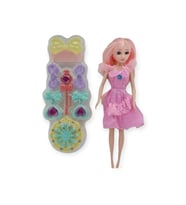 Prenses Bebek Makyaj Seti - Pembe - 1 ADET
