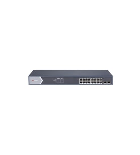 HIKVISION 16port PoE 250w 2-SFP Gigabit Yönetilebilir Switch DS-3E1518P-SI