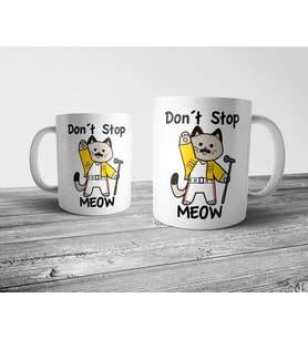 Pixxa Freddie Mercury - Don't Stop Meow Kupa Bardak Model 1