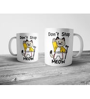 Pixxa Freddie Mercury - Don't Stop Meow Kupa Bardak Model 1