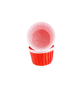 Cupcake Kalıbı Büyük Boy Düz Renk  62*40 Mm (50 Adet)  Turuncu