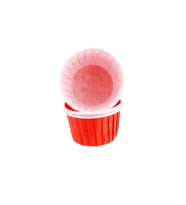 Cupcake Kalıbı Büyük Boy Düz Renk  62*40 Mm (50 Adet)  Turuncu