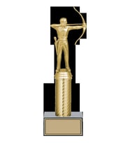 ODAK KUPA - Figürlü Kupalar - Okçu Figürlü Kupalar FG-007 B - 28 cm