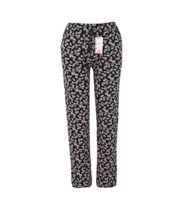 Serinleten Cepli Kadın Pijama Altı (Siyah)