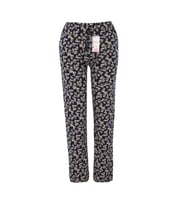 Serinleten Cepli Kadın Pijama Altı (Siyah)