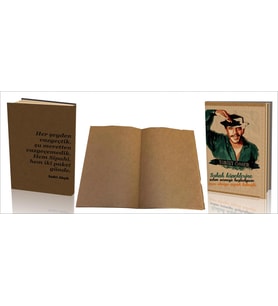 Hobi defteri / Kraft kağıt anı defteri / Nostaljik Defter