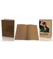Hobi defteri / Kraft kağıt anı defteri / Nostaljik Defter