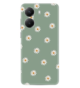 Xiaomi Poco X7 Pro Kılıf Boutique Baskılı Resimli Yeşil Papatyalar Pcode -041