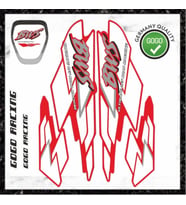 Yamaha BWS Sticker Seti Komple Yazı GOGO Kırmızı