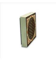 Yaşam Çiçeği Baskılı Doğaltaş  Magnet(KD-044)Buzdolabı Süsü