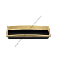Gömme Çekmece Kapak Kulpu 96mm antik sarı