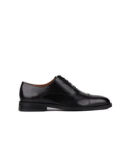 Shoetyle - Siyah Açma Deri Bağcıklı Erkek Klasik Ayakkabı 250-2030