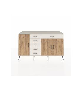 Kronos Konsol 3 Raflı 6 Çekmeceli 3 Kapaklı 176x59x99 Aytaşı-Çam/Aytaşı