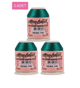 3 Adet Altınbaşak Oya ve Dantel İpi 20 gr - Royaleks - No: 745