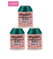 3 Adet Altınbaşak Oya ve Dantel İpi 20 gr - Royaleks - No: 745