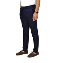 Erkek Jogger Silim Fit Kumaş Pantolon P1023 BGL-ST04504 (Lacivert)