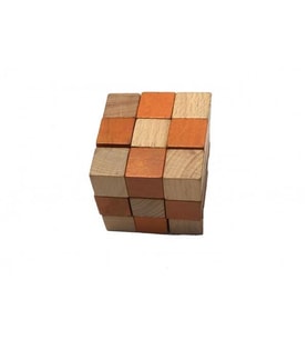 AHŞAP HAREKETLİ ZEKA KÜPLERİ (TURUNCU) ZORLUK %60