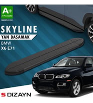 S-Dizayn Bmw X6 E71 Skyline Siyah Yan Basamak 193 Cm 2008-2014 A+ Kalite