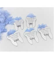 Kişiye Özel Pleksi Diş Çıktı Magnet Hatıra (Altın)