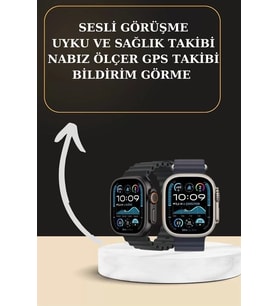 Akıllı Saat Sesli Görüşme Titreşimli Gps Bağlantısı Müzik Dinleme Sosyal Medya Bildirimleri