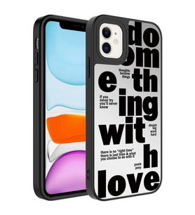 Apple iPhone 11 Kılıf Aynalı Desenli Kamera Korumalı Parlak Zore Mirror Kapak