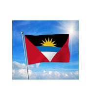 Antigua ve Barbuda Bayrağı Premium Raşel Kumaş 100x150 cm