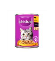 Whiskas Tavuklu Konserve Kedi Maması 400 G 24 Adet