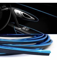 Peugeot 308 Hatchback 2013 Araç İçi Nikelaj Mavi Torpido İp Trim Fitili 2 Metre