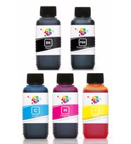 Qc HP Photosmart C5383 Yazıcı Uyumlu Kartuş Mürekkebi PRO Serisi 100ml PRO Set 5 Renk