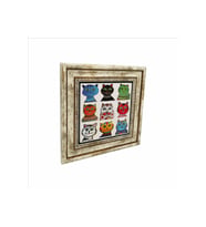 Kediler Baskılı Taş Tablo 25X25