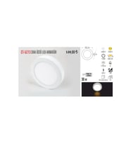CATA 30 Watt Sıva Üstü Yuvarlak Panel Led Armatür Ct-5273 Beyaz Işık