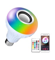 Bluetooth Hoparlör Akıllı Led Ampul Lamba (5343)