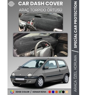 RENAULT TWINGO 1 (1998-2007) Torpido Örtüsü Ön Göğüs Koruma Torpido Koruma Birebir Uyum Kaymaz