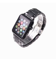 Lexroo Watch 40mm Mat Seramik Metal Kordon - Parlak Siyah
