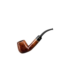 Üç Yıldız 661 9mm Filtreli Ebonit Saplı Pipo, şık ve kaliteli tasarım