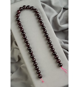 Garnet Doğal Taş Küre Kesim 10mm Dizi