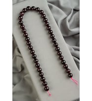 Garnet Doğal Taş Küre Kesim 10mm Dizi