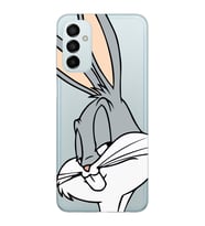 Samsung Galaxy M23 Uyumlu Bugs Bunny Desenli Şeffaf Telefon Kılıfı