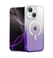 Durukar® iPhone 14 Pummel Shiny Magsafe Kapak - Mor