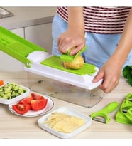 Nicer Dicer Plus Doğrayıcı Rende Mutfak Robotu Çok Fonksiyonlu Soğan Sebze Dilimleyici Doğrama (Karışık)