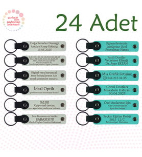 Beyaz & Turkuaz, Şirket Yıl Dönümüne Değer Katan Hediye, 24’lü Set, Kişisel Hediyelik