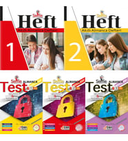 ÇIPA ALMANCA A1 SEVİYE SELFİE TEST + AKILLI DEFTER SETİ TOPLAM 5 KİTAP