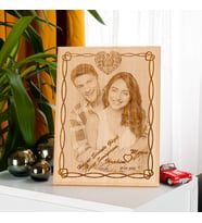 Hayat Seninle Güzel Mesajlı Ahşapfoto (Çok Renkli)