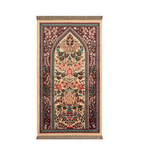 BURSA İPEK Camel Bambu Halı Seccade