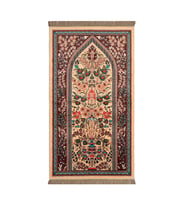 BURSA İPEK Camel Bambu Halı Seccade