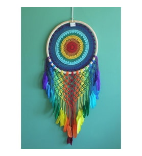 Periboia Rüya Kapanı Dream Catcher Model 17 (Karışık)