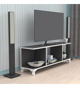 Kenzlife televizyon sehpası seul gri 038*150*30 tv ünitesi (Karışık)