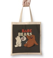 We Bare Bears Bez Çanta Uzun Saplı