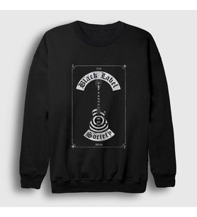 Presmono Unisex Siyah Guitar Black Label Society Sweatshirt 16994tt