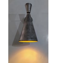 MYLİGHTS  RETRO  RUSTİK GRİ ESKİTME  DUVAR LAMBASI APLİK (Siyah)